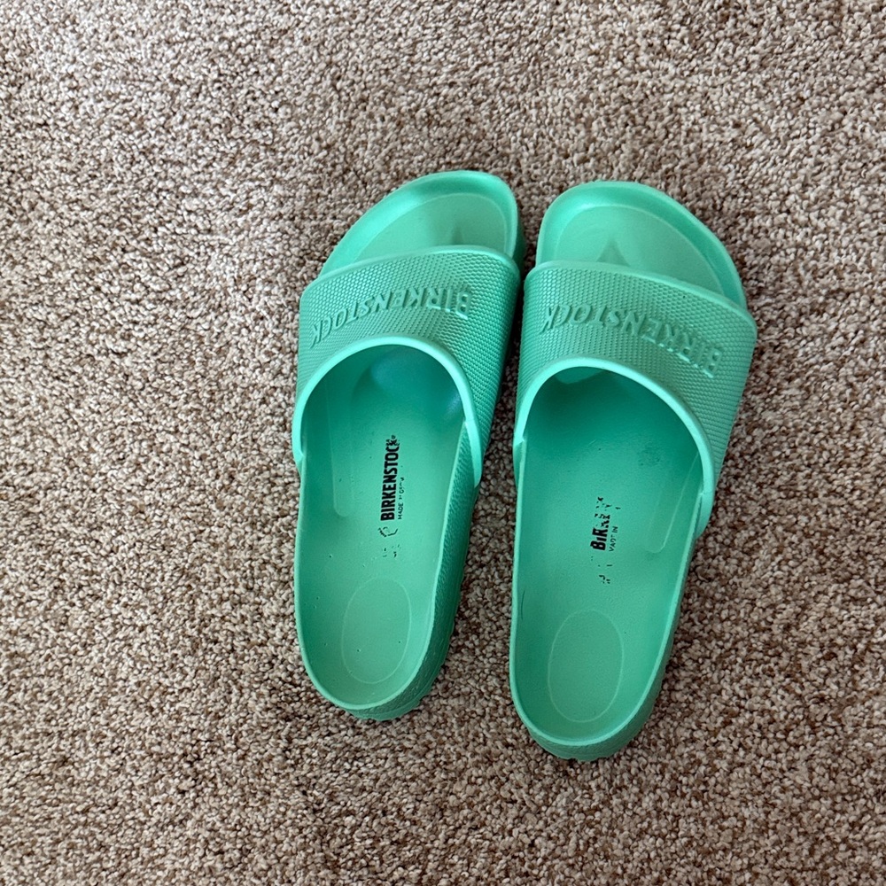 Birkenstock Women’s Rio Slide Sandals in Mint Green Size 9